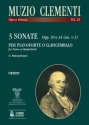 3 Sonaten op.20 und op.24 fr Klavier (Cembalo) Mastroprimiano, Hrsg.