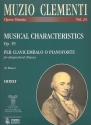 Musical characteristics op.19 fr Klavier Illiano, Hrsg.