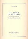 10 Noels de Provence pour ensemble d'instruments a vent partition et parties