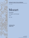 Konzert B-Dur KV191 fr Fagott und Orchester Studienpartitur