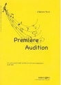 Première audition for percussion and marimba (piano)