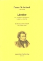 Lndler D378 (Auswahl) fr Klavier fr Streichquartett Partitur und Stimmen