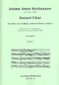 Konzert F-Dur fr Oboe, 2 Violinen, Viola und Bc Stimmen