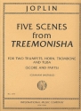 5 Scenes from Treemonisha 2 trumpets, horn, trombone and tuba score and parts