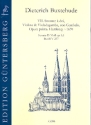 Sonate d-Moll op.1,6 BuxWV257 fr Violine, Viola da gamba und Bc Partitur und Stimmen