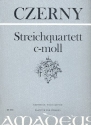 Streichquartett c-Moll Partitur und Stimmen