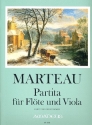 Partita op.42,2 fr Flte und Viola Partitur und Stimmen