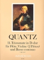 Sonate D-Dur Nr.11 QV2:10 fr 2 Flten (Flte, Violine) und Bc