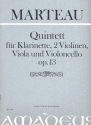 Quintett op.13 fr Klarinette, 2 Violinen, Viola und Violoncello Partitur und Stimmen