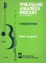 7 Menuette fr Flte und Gitarre Partitur und Stimme