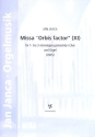 Missa Orbis factor Nr.11 fr gem Chor und Orgel Partitur