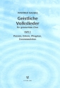 Geistliche Volkslieder Band 2: Passion, Ostern, Pfingsten, Zusammenleben fr gem Chor a cappella Partitur