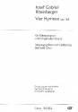4 Hymnen op.54 fr Mezzosopran und Orgel (Klavier)