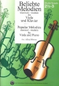 Beliebte Melodien Band 4 (Stufe 2,5-3) fr Viola und Klavier