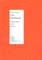 Trio Sambossa fr Violine (Flte), Violoncello und Gitarre Partitur und Stimmen