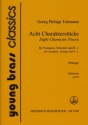 8 Charakterstcke fr Trompete, Streicher und Bc. Stimmen