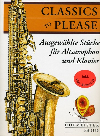 Classics to please (+CD) fr Altsaxophon und Klavier