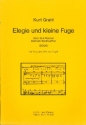 Elegie und kleine Fuge fr Posaune (Alt) und Orgel Partitur und Stimme