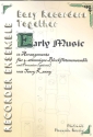 Early Music fr 4 Blockflten and percussion ad lib. Partitur und Stimmen