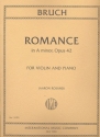 Romance in a Minor op.42 for violin and piano