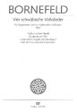 4 schwbische Volkslieder fr Singstimme, Violine, Violoncello und Klavier Partitur