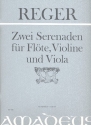 2 Serenaden fr Flte, Violine und Viola Stimmen