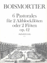6 Pastorales op.42 fr 2 Altblockflten (Flten/Oboen/Violinen) Spielpartitur