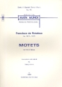 Motets for mixed chorus a cappella score