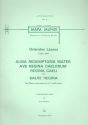 4 Marian Antiphons for mixed chorus a cappella score