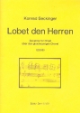 Lobet den Herren Sonatine fr Orgel