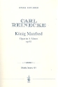 Knig Manfred op.93 Studienpartitur und Textbuch