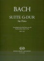 Suite G-Dur BWV817 fr Flte
