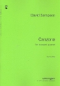 Canzona for 4 trumpets score and parts