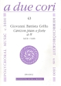 Canzon pian e forte a 8 fr 8 Instrumente in 2 Chren (SATB/SATB) und Bc,  Partitur und Stimmen