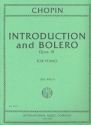 Introduction and Bolero op.19 for piano