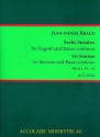 6 Sonaten Band 1 für Fagott und Basso continuo