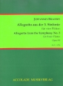 Allegretto aus der Sinfonie F-Dur Nr.3 op.90 fr 4 Flten Partitur und Stimmen