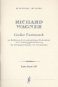 Groer Festmarsch fr Orchester Studienpartitur