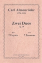 2 Duos op.10 fr 2 Fagotte Partitur und Stimmen