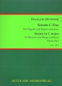 Sonate C-Dur op.24,1 fr Fagott und Bc
