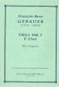 Trio F-Dur Nr.7 für 3 Fagotte Partitur und Stimmen