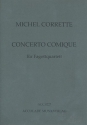 Concerto comique op.8,7 für 4 Fagotte Partitur und Stimmen