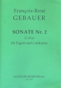 Sonate G-Dur Nr.2 fr Fagott und Bc