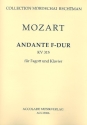 Andante KV315 fr Fagott und Klavier