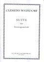 Suite fr 4 Hrner Partitur und Stimmen