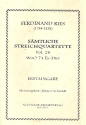 Streichquartett Es-Dur Nr.26 WoO74 Partitur und Stimmen