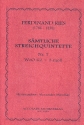 Quintett f-Moll Nr.7 WoO62 fr 2 Violinen, Viola und 2 Violoncelli Partitur und Stimmen