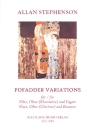 Pofadder Variations fr Flte, Oboe (Klarinette) und Fagott Partitur und Stimmen