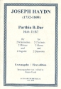 Parthia B-Dur Hob.II:B7 fr 2 Klarinetten, 2 Hrner und 2 Fagotte Partitur und Stimmen