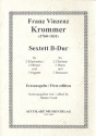 Sextett B-Dur Nr.1 fr 2 Klarinetten, 2 Hrner und 2 Fagotte Partitur und Stimmen